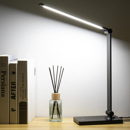 Eye-Caring Desk Lamps with USB Port (Include AC Power Plug)